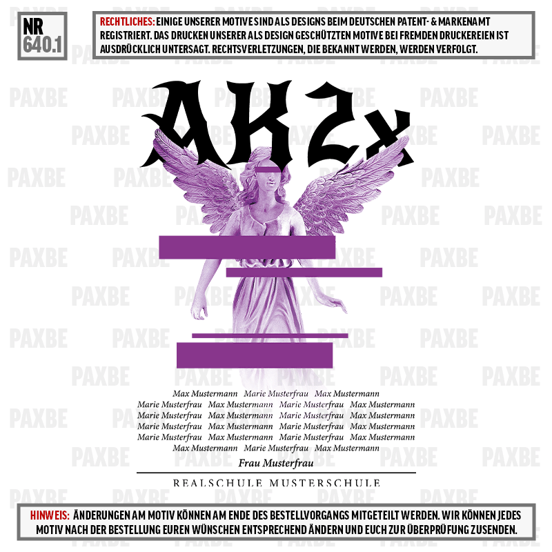 PURPLE ANGEL STATUE 640.1 PURPLE ANGEL STATUE 640.1