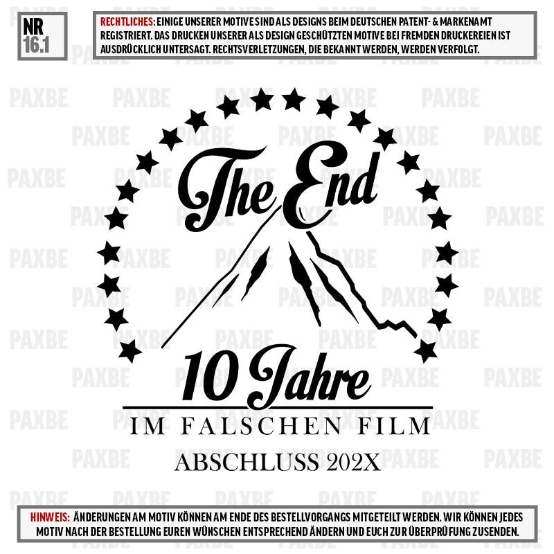 THE END X JAHRE IM FALSCHEN FILM 16.1 THE END X JAHRE IM FALSCHEN FILM 16.1