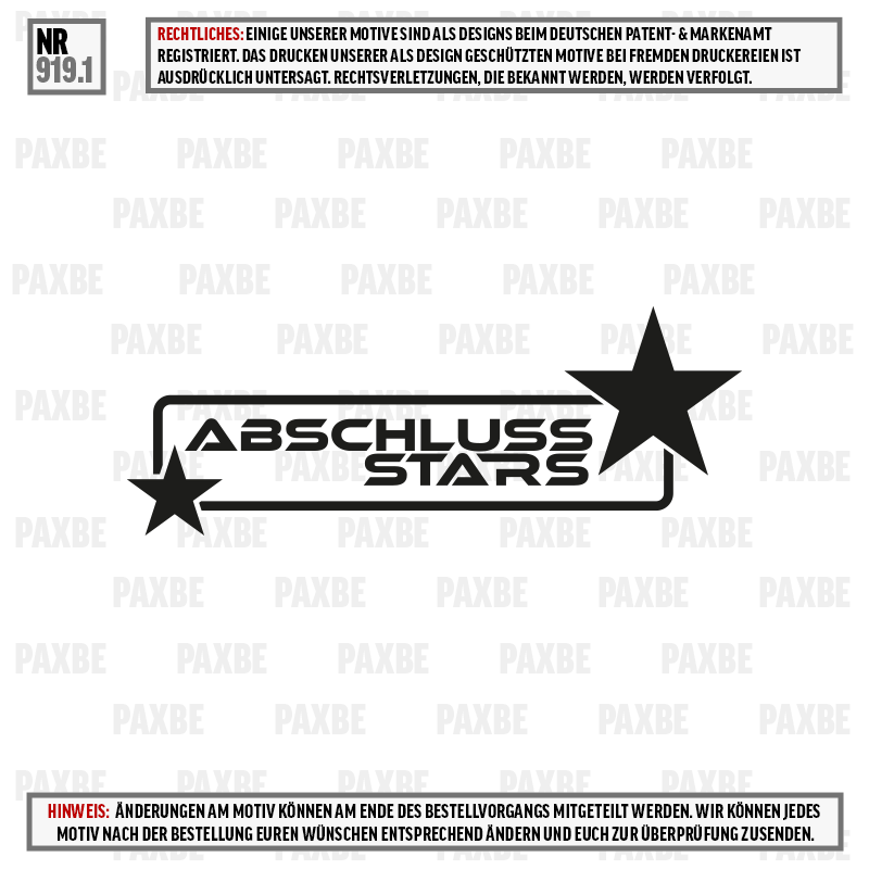 ABSCHLUSS STARS 919.1