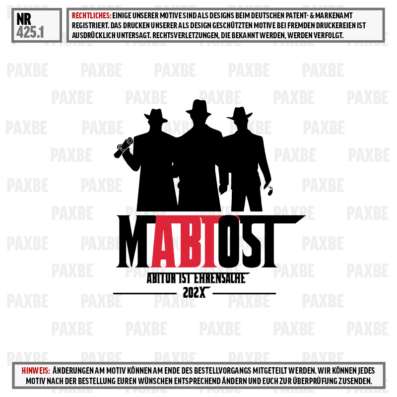 Silhouette, Gangster, Mysterio, Hut, Logo, mabost, mabost design, abitur 202x, silhouette, scouts