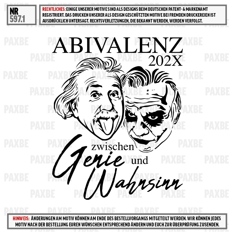 Stoffdruck, Genie, Wahrsagermotiv, Design-Motiv, Abilu?, Comic, Albert Einstein, Genie, Zwischen, Jahrsinn