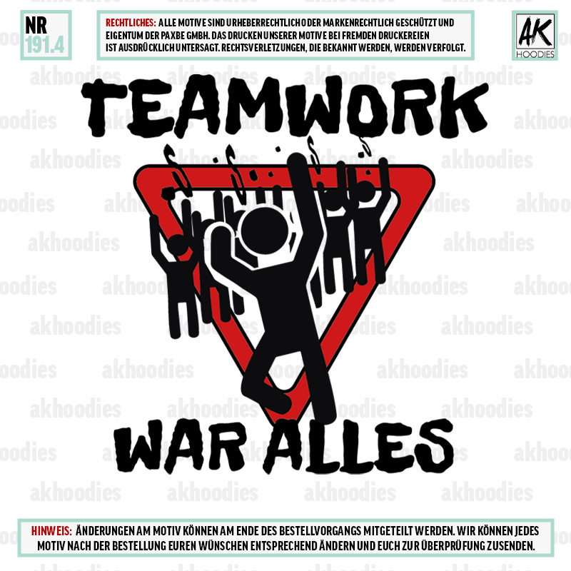 TEAMWORK WAR ALLES 191.4
