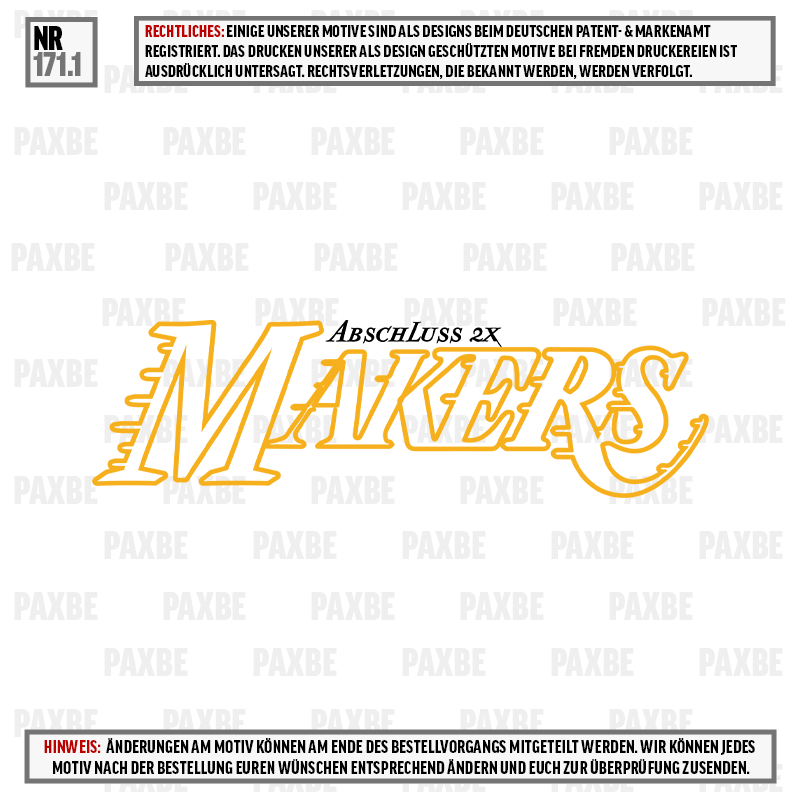 MAKERS PLAYERS 171.1 MAKERS PLAYERS 171.1