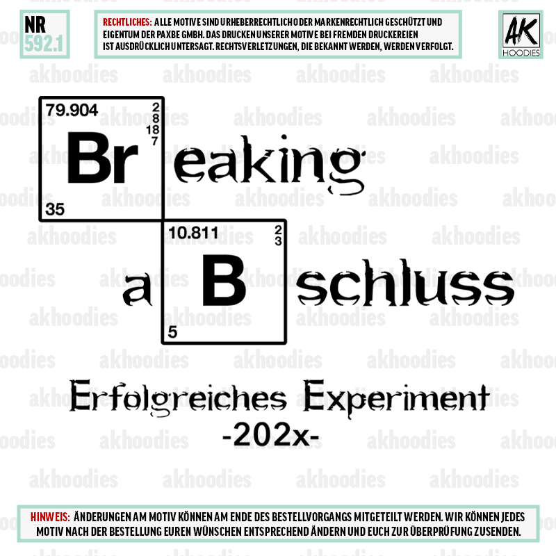 BREAKING ABSCHLUSS ERFOLGREICHES EXPERIMENT 592.1