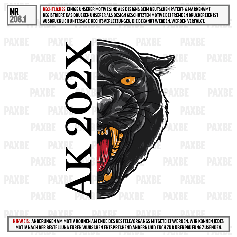 Panther, Halbgesicht, Illustration, Tiger?, 202x, schwarzer hund, wolfenkopf, illustration, orangefarbendes auge, jahr 2020