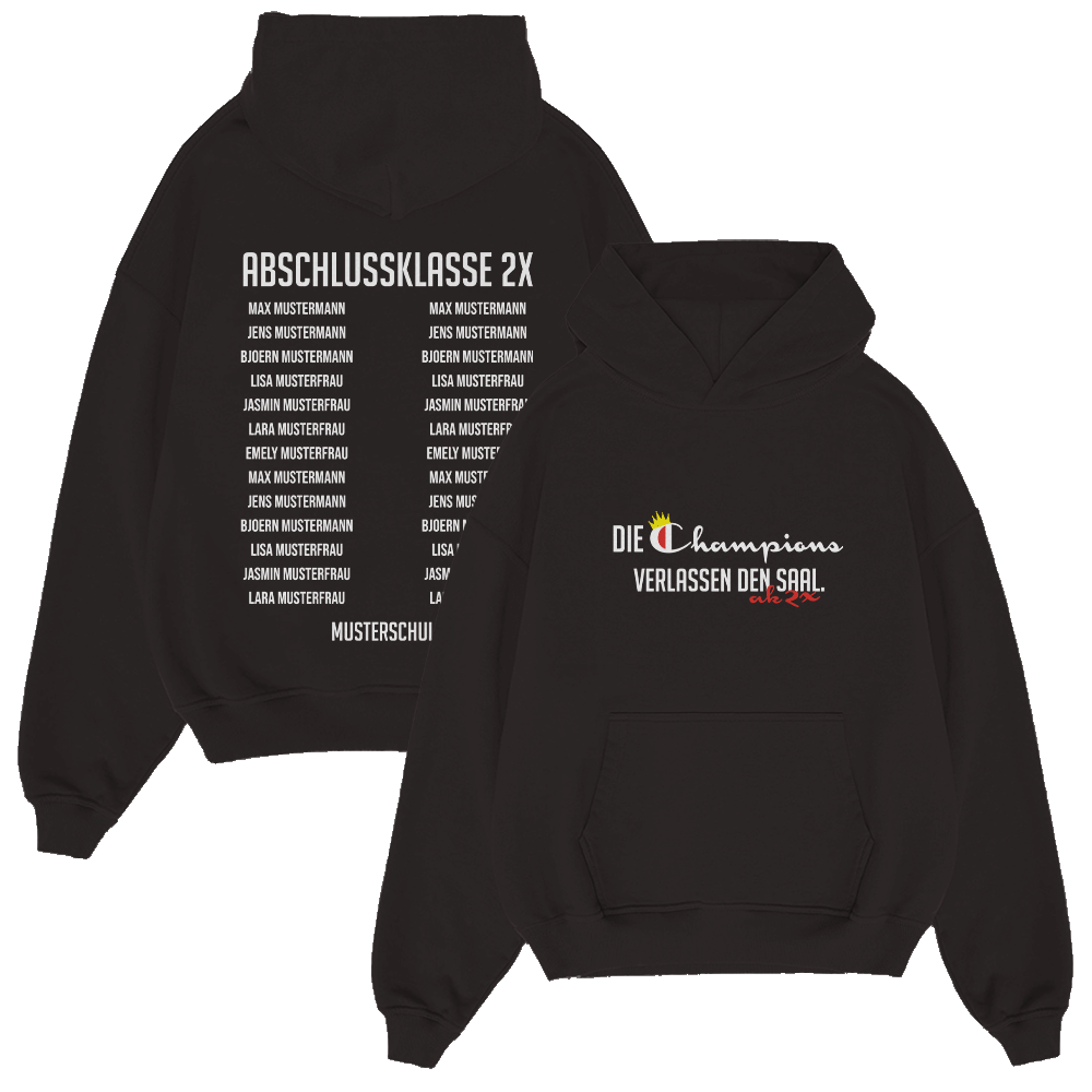 DIE CHAMPIONS VERLASSEN DEN SAAL 573.1 Bekleidung, Strickwaren, Pullover, Sweatshirt, Kapuzenpulli, Bekleidung, Strickwaren, Pullover, Sweatshirt, Kapuzenpulli