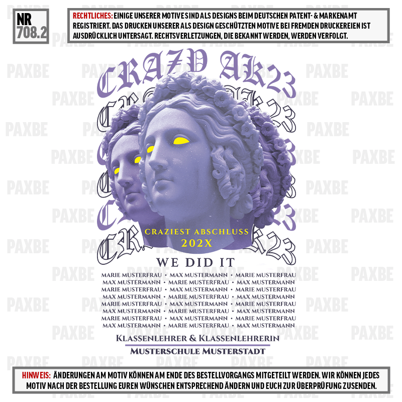 CRAZY ABSCHLUSS V2 708.2 CRAZY ABSCHLUSS V2 708.2