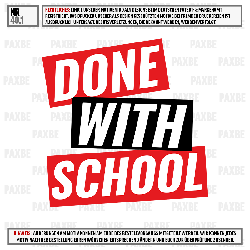 Schule, Werbung, Textgrafik, Grafikkunst, rot-schwarz-weiß, Schule, Rucksack, Text, Grafik, Design
