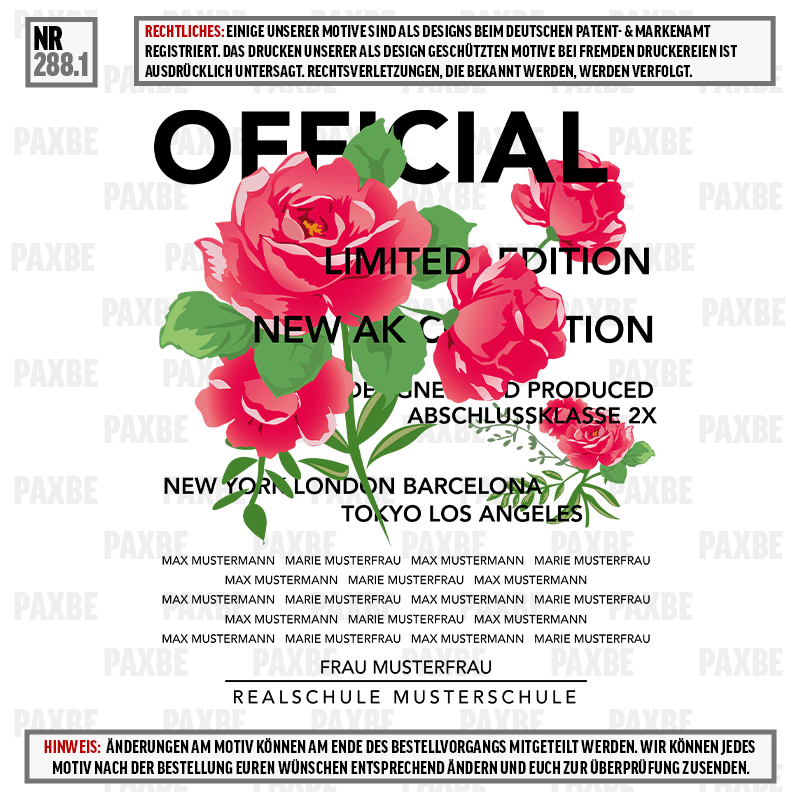 OFFICIAL ROSE EDITION 288.1