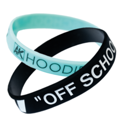 "OFF SCHOOL" Silikon-Armbänder für JEDEN Schüler
