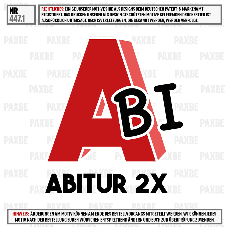 abitur, abi, logo, bild, druck, A, Abitur, 2X, Abitur 2X, Logo