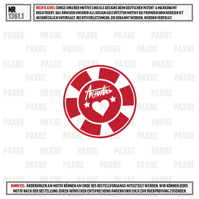 Pokerchip, roter Chip, Herzsymbol, Sterne, rundes Abzeichen, pokerchip, rote chip, kasino-chip, herz-symbol, runder token