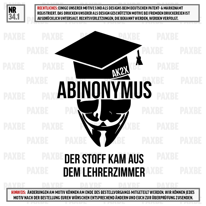 ABINONYMUS 34.1 ABINONYMUS 34.1