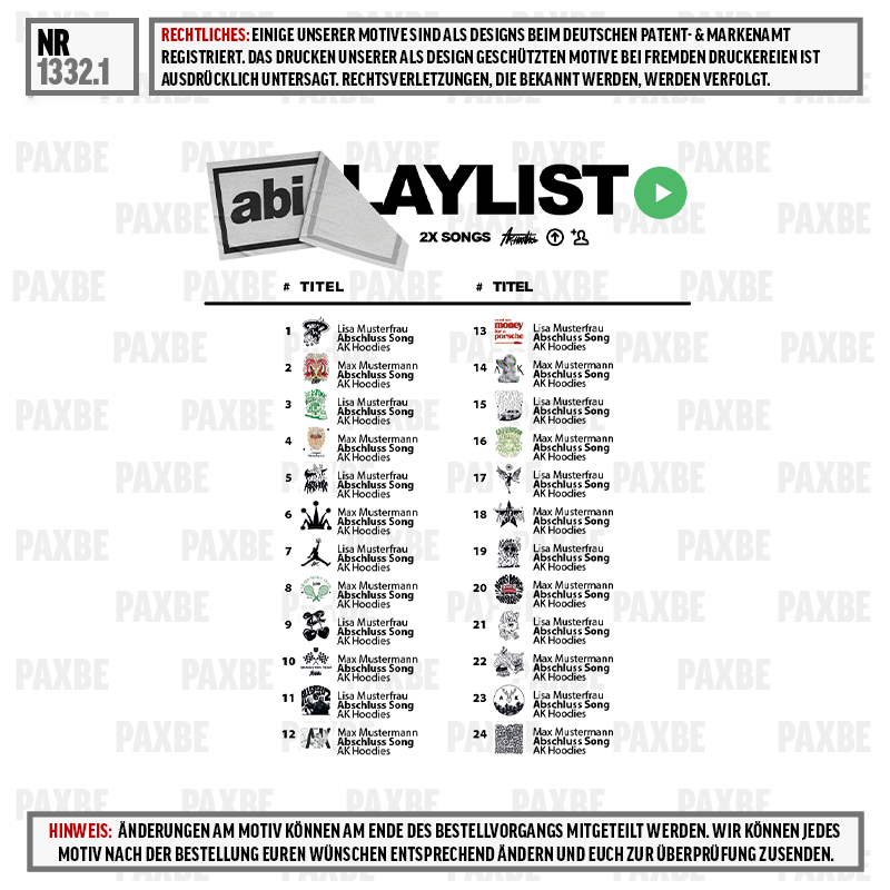 playlist, cd cover, logo, graphic design, shopping list, T-Shirt, Hoodie, Lanyard, Liste, Design