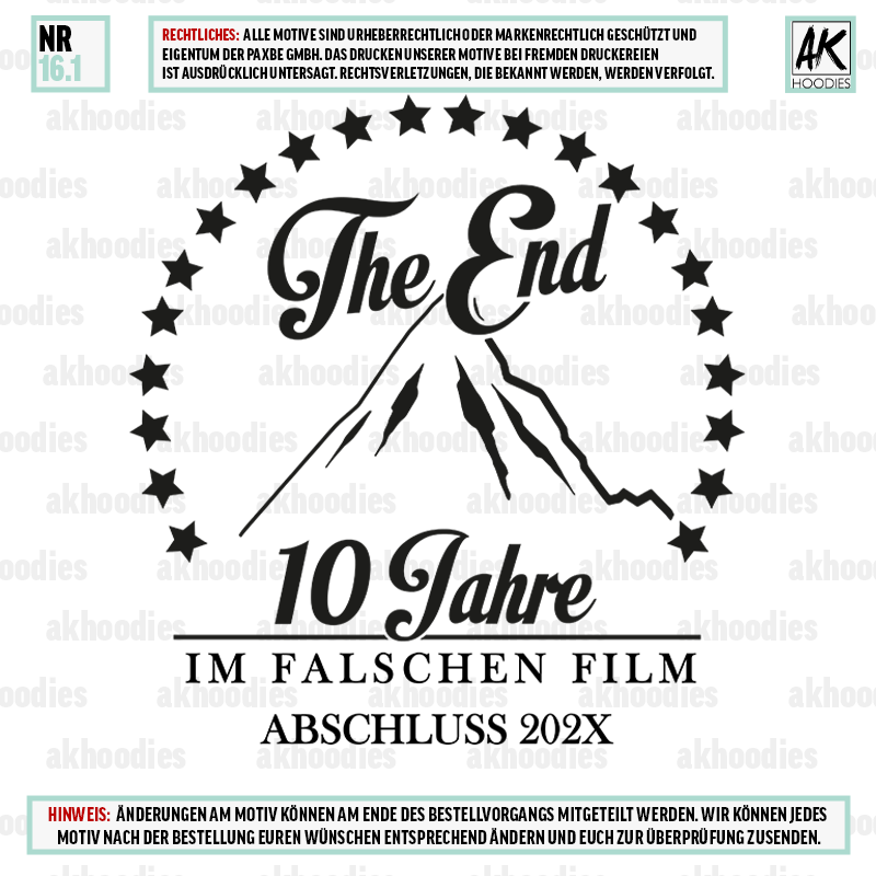 THE END X JAHRE IM FALSCHEN FILM 16.1