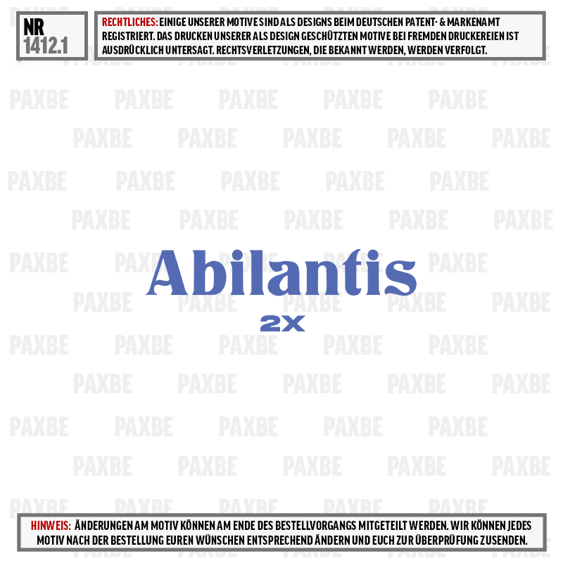 pantone, blauer text, Logo, Wortmarke, Abilantis, Buch, Abilantis, 2x, Text, Beschriftung